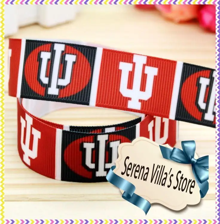 22 мм командный ребро лента для печати 7/8 &quotgrosgrain одно направление Свадебные