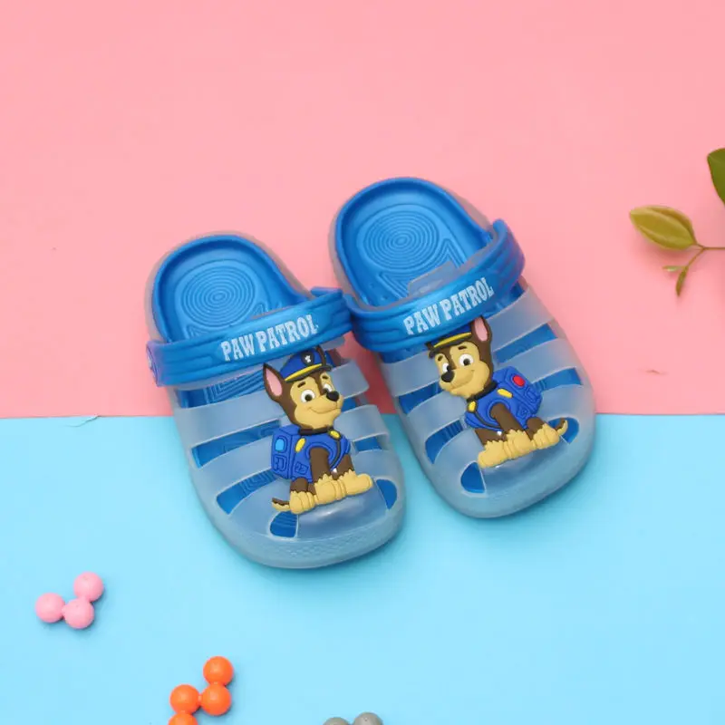 PAW PATROL/ Летняя детская обувь с дырками; тапочки с героями мультфильмов для маленьких мальчиков; Детские пляжные сандалии