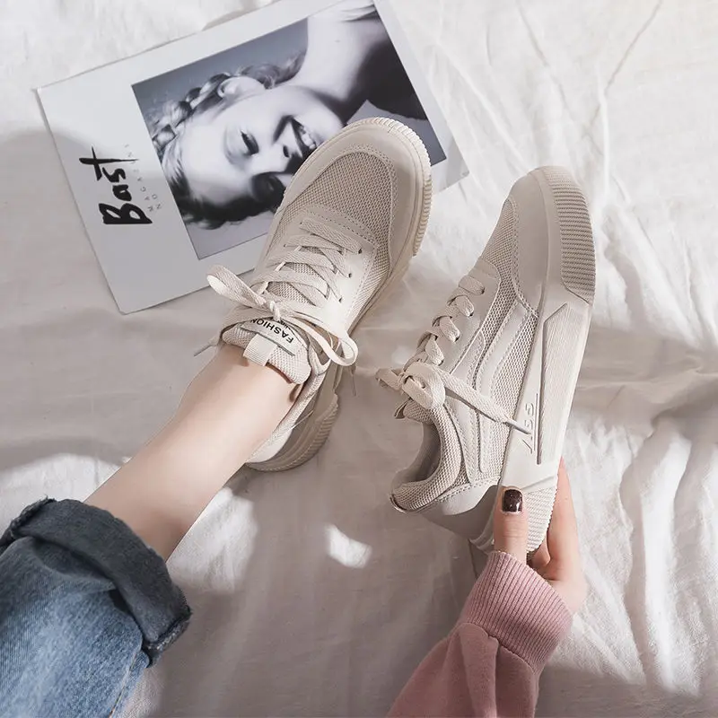 Женские красные носки из сетчатой ткани повседневная обувь на низкой подошве с