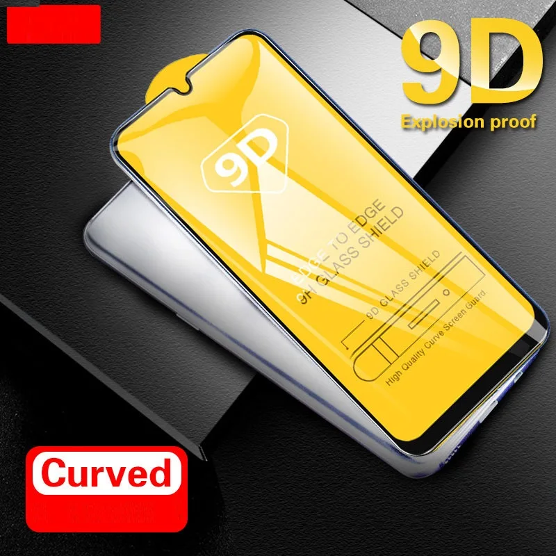 Закаленное стекло с изогнутыми краями для OPPO Reno Z A9X k3 A9 F11 Pro A5S A1K полное покрытие