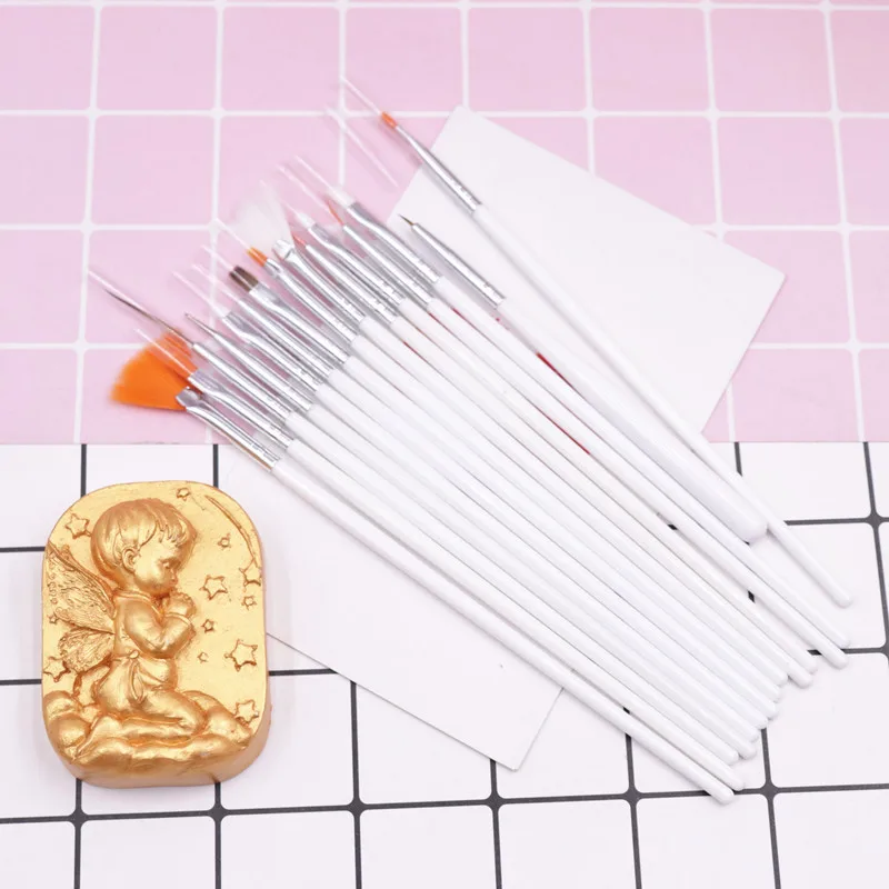 15 шт./лот глиняные инструменты кисть для керамической керамики пластиковая