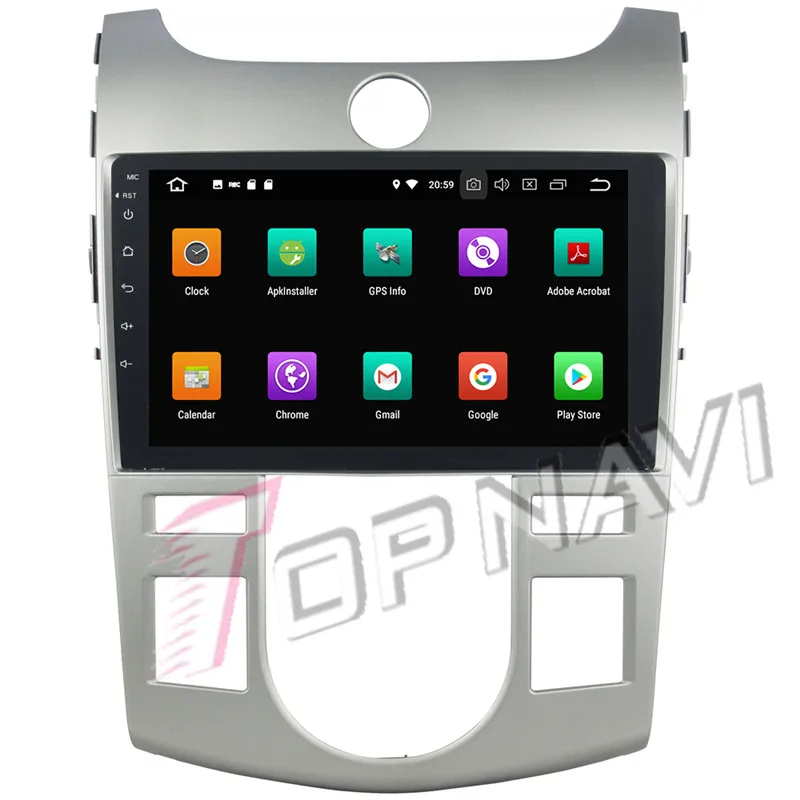 Topnavi Octa Core Android 9 0 Автомобильный GPS навигатор для KIA CERATO FORTE 2008 2009 2010 2011 2012