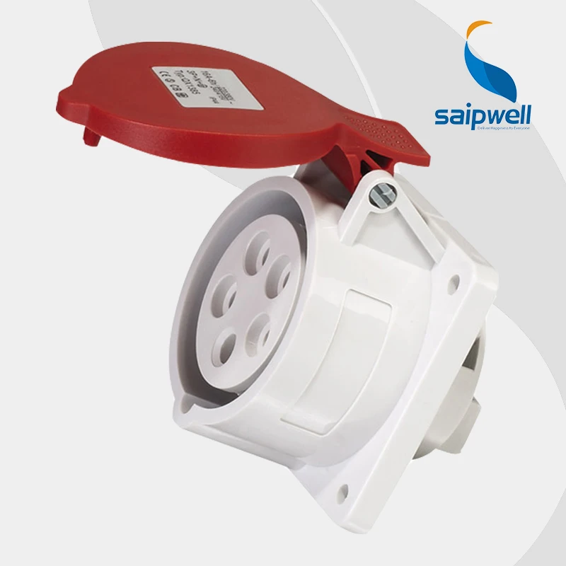 Оптовая продажа Saipwell SP1385 IP44 5P 16A 220 250V электрическая промышленная вилка стандарта