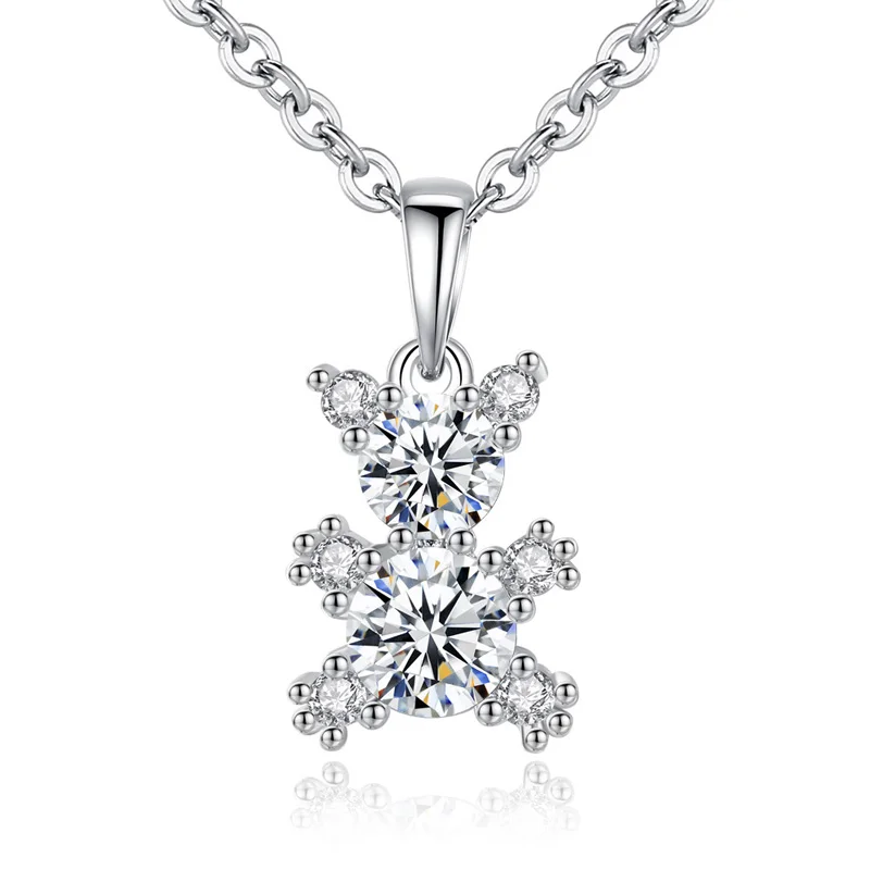 Ожерелье с кулоном в вечерние медведя Роло Креста фианитом AAA +|f pendant|jewelry necklace