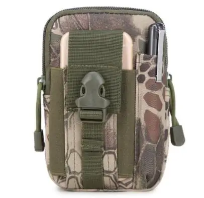 snake green Тактический Чехол Molle охотничьи сумки поясная сумка Военная поясная сумка наружные сумки чехол для телефона карман для Iphone 7 - Цвет: snake green