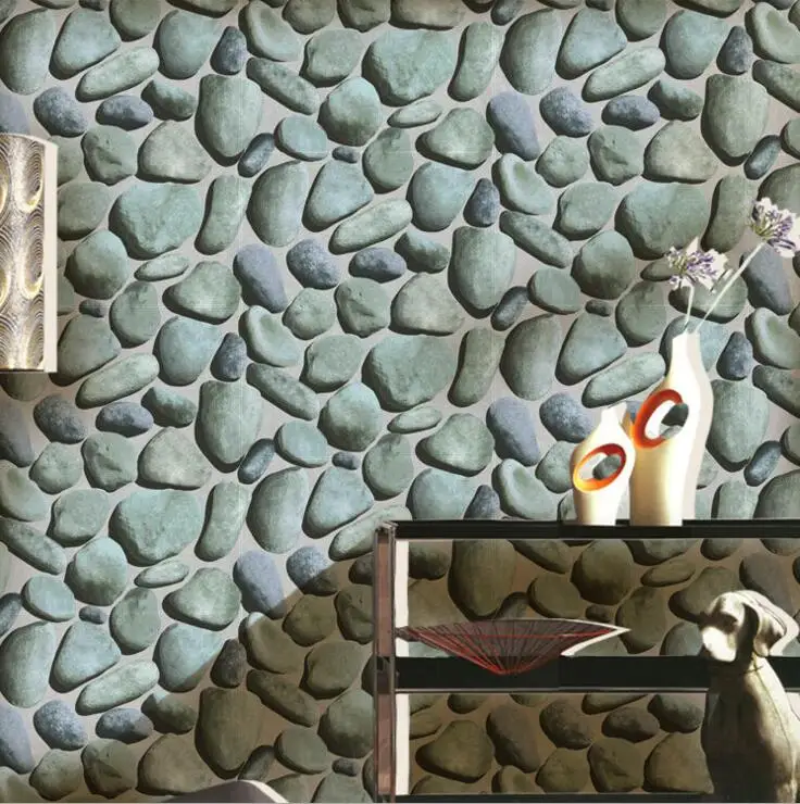 3D стерео булыжник узор обои имитация камней гостиная кафе бар Декор ПВХ