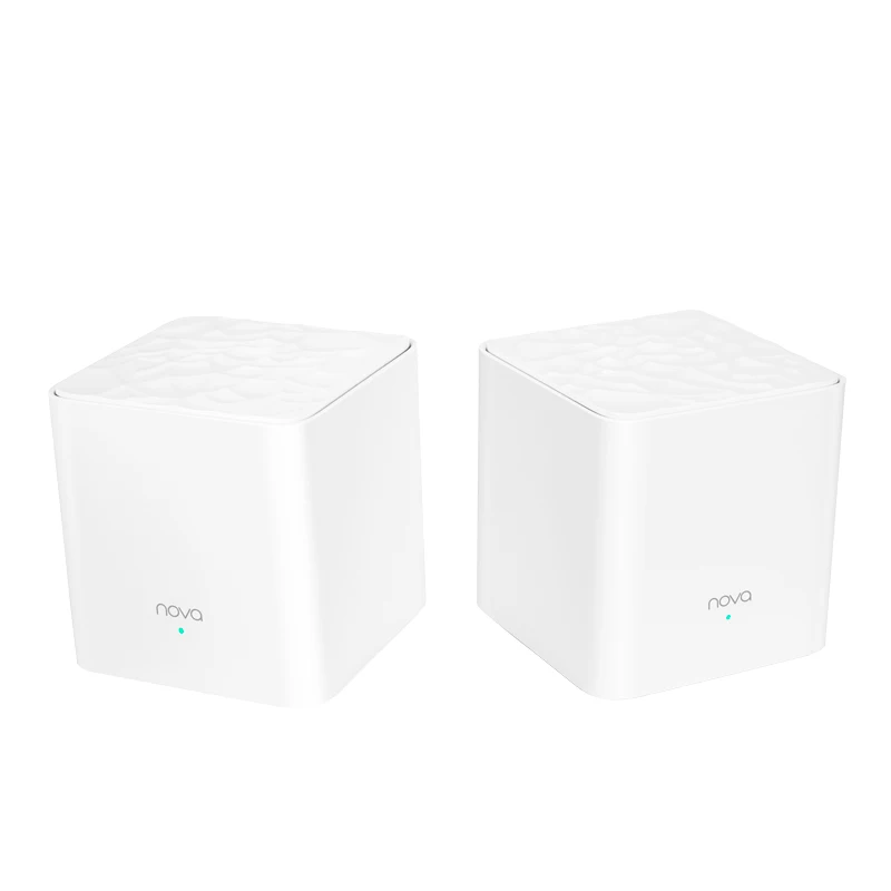MW3 2 pieces Tenda Nova MW3 весь дом сетки гигабитный Wi-Fi Системы с AC1200 2,4G/5,0 ГГц Wi-Fi Беспроводной маршрутизатор и ретранслятор, приложение дистанционное управление - Цвет: MW3 2 pieces