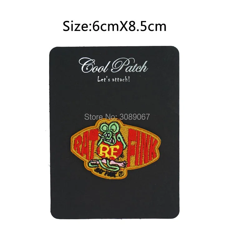 Большой папа крыса Фин патч CAFE RACER HOT ROD MC изгой измельчитель двигатель Вышитые