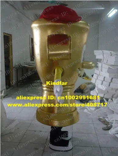 Refulgent золотой кубок трофей чемпионата плиты костюм талисмана черные туфли тела