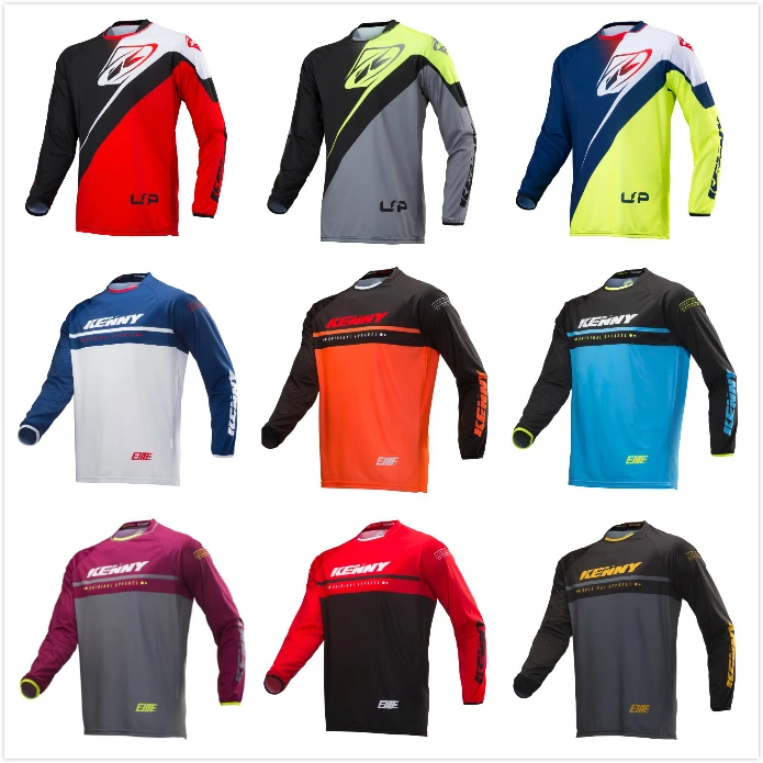 2019 Kenny moto Jersey DH MX BMX горный велосипед fo Jersey/moto cross ATV беговые гонки дышащая мужская