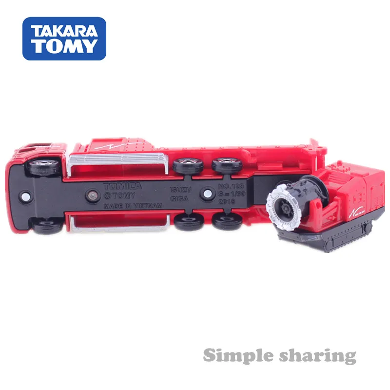 Takara Tomy Tomica No.128 Пожарная служба NAHA набор моделей грузовиков с гипертуманом литые