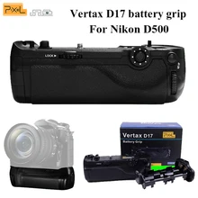 Профессиональный Батарейная ручка Pixel Vertax D17 для Nikon D500 Совместимость с EN-EL15 Батарея и AA Батарея(замена для MB-D17