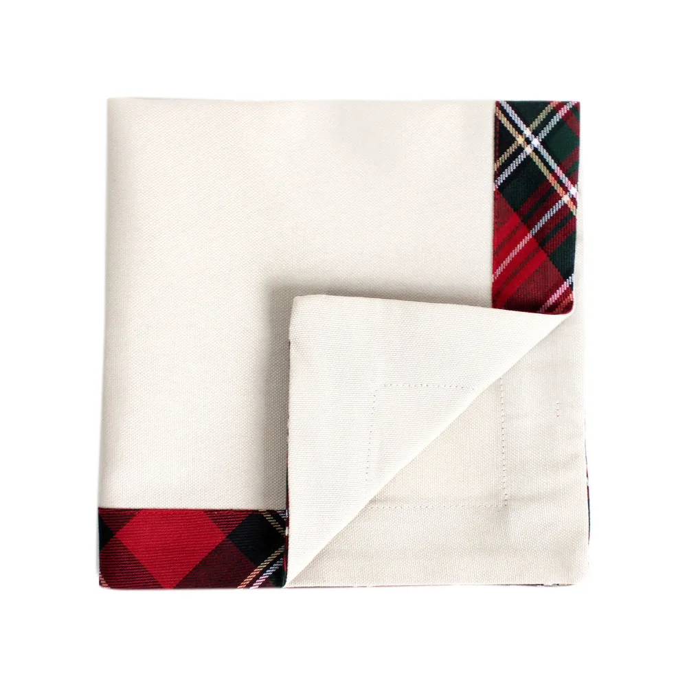Набор из 4 скатертей и салфеток в клетку|napkin paper|napkin holder for weddingsnapkin personalized |