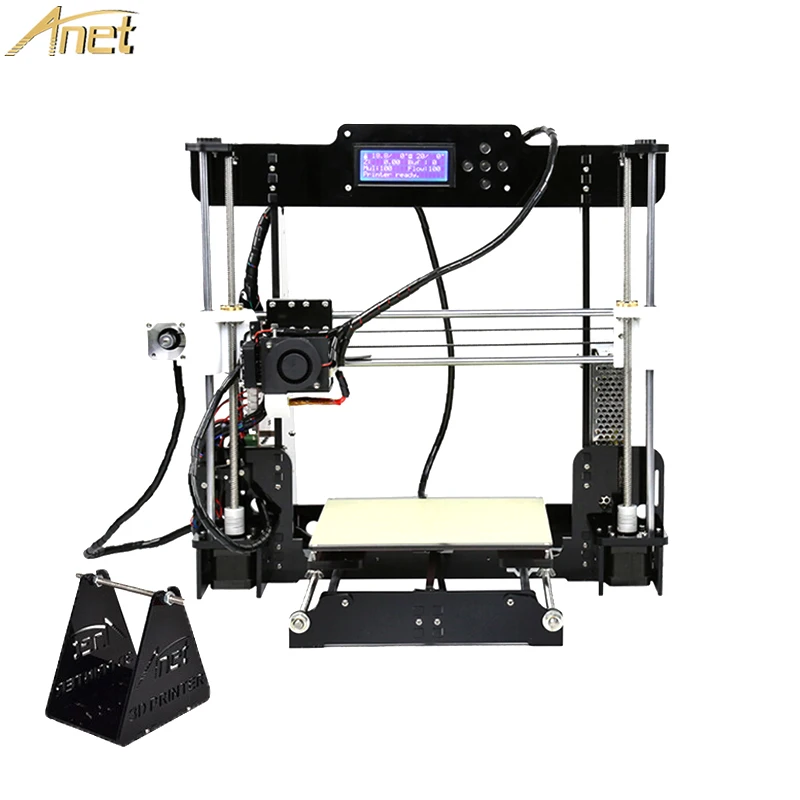 Anet A8 Авто 3d принтер комплект высокой точности 0 4 мм сопла размера плюс Impresora с 5 кг
