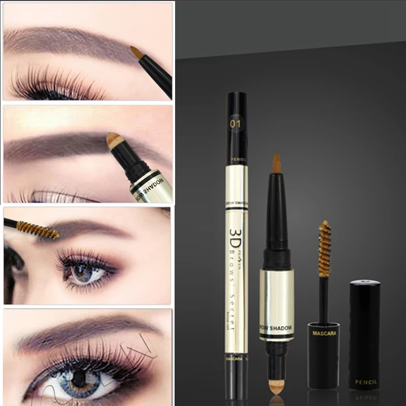 Марка Карандаш для бровей eyebrow краситель три в одном водонепроницаемый и пот