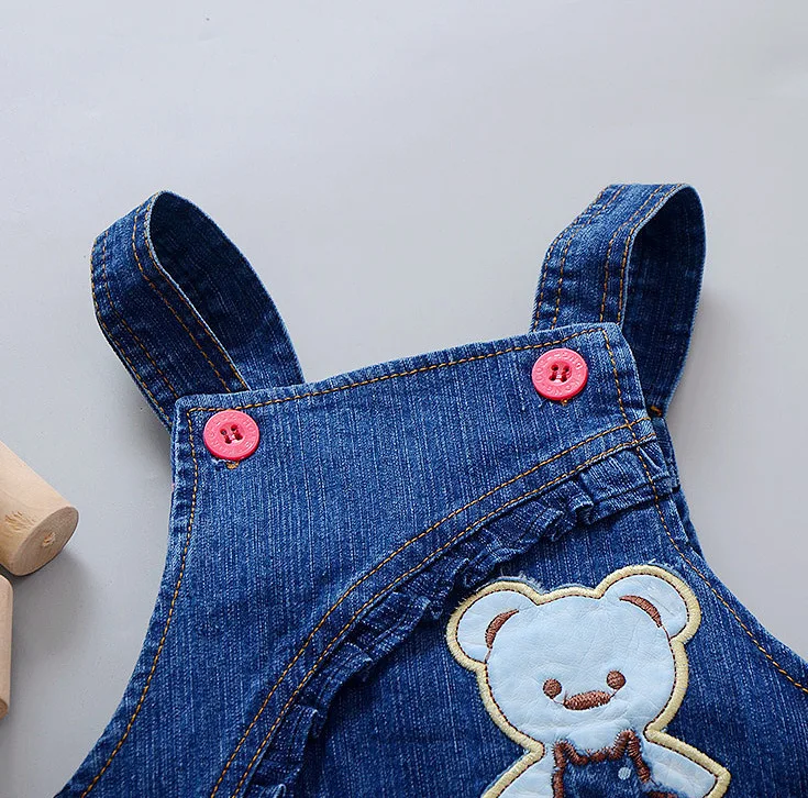 Комбинезон для маленьких девочек сезон весна осень коллекция 2019 года