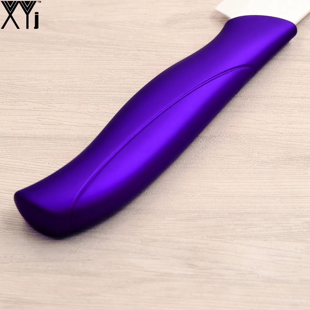 Xyj абсолютно циркония Пособия по кулинарии Ножи 6 дюймов Sharp Белый Клинок santoku