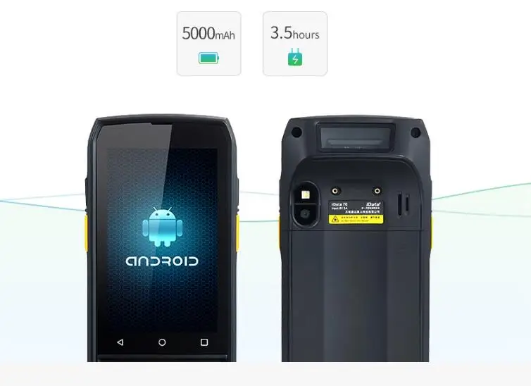 Высокоэффективный мобильный компьютер idat70 Android 6 0 устройство для сбора данных