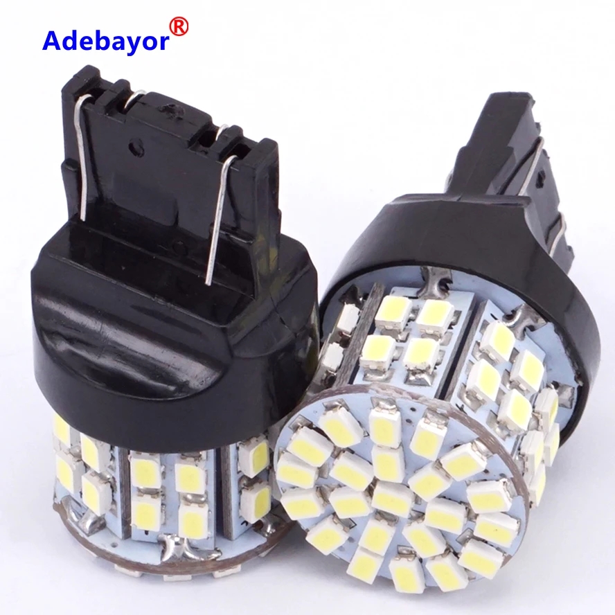 4 X T20 7443 W21/5W тормозной Светильник лампы 3020 50 светодиодный 1206 SMD 7440 двойной