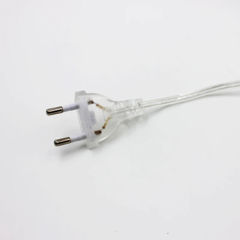 10PCS Button Off Extension Transparent Cord Light Wire Switching Lamp LED For line switch Cable Plug with On Power EU/US 1.8m |