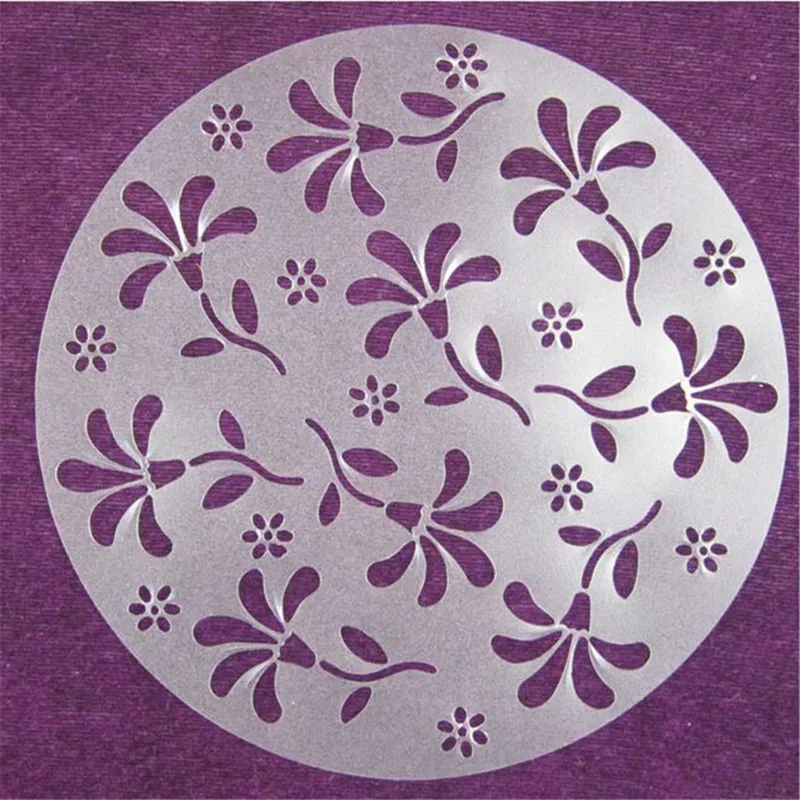 Меджелио 4 шт. рождественский стиль латте Искусство Цветы сладкое сердце спрей