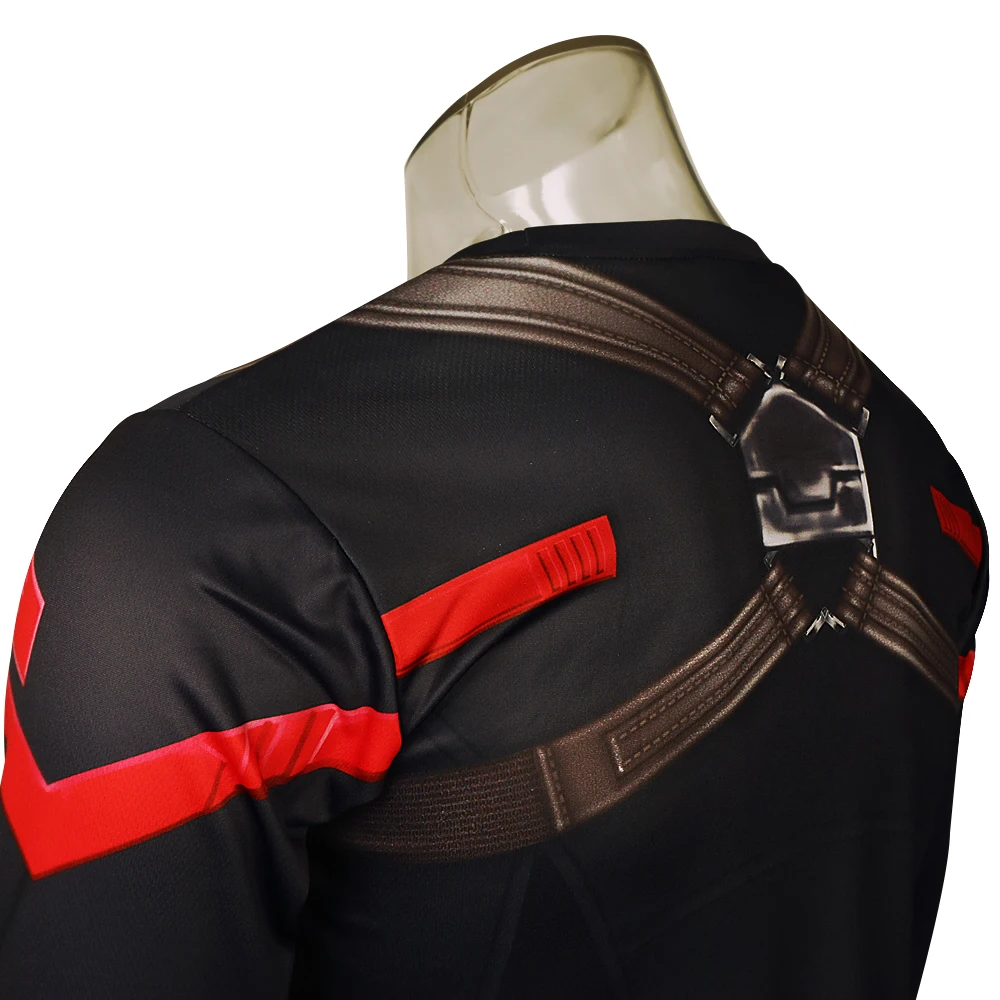 Супергерой футболка косплей Капитан Америка Гидра красный череп принт 3D длинный