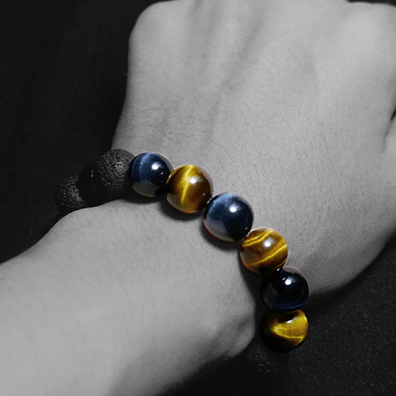 Пара браслетов очаровательный золотой браслет для мужчин 8 мм натуральный