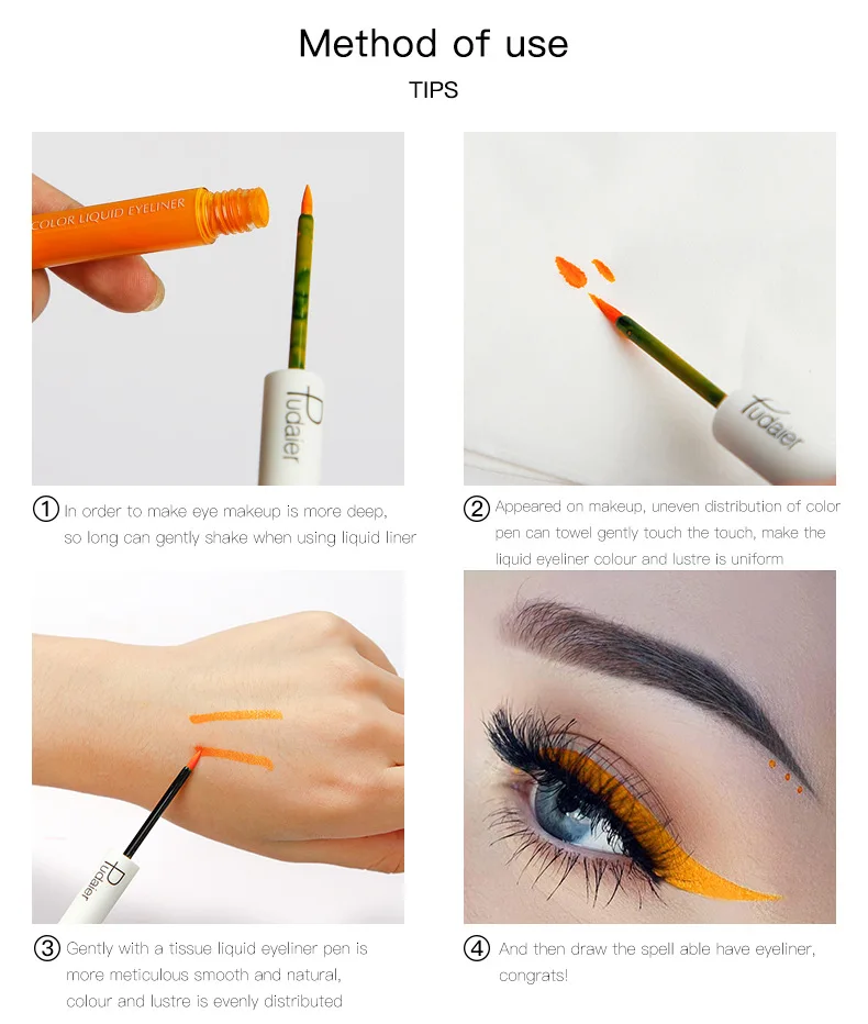 Professional Makeup Liquid Eye Liner Pencil Color Matte Eyeliner Long lasting Pigment Shadow Party Beauty | Красота и здоровье