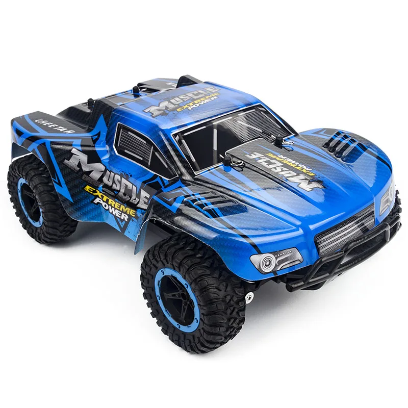 1:16 RC супер автомобиль для скалолазания по пересеченной местности 2,4G 2WD радио Радиоуправляемая машина Багги высокоскоростной внедорожник Bigfoot Drift игрушечный автомобиль с дистанционным управлением - Цвет: Blue