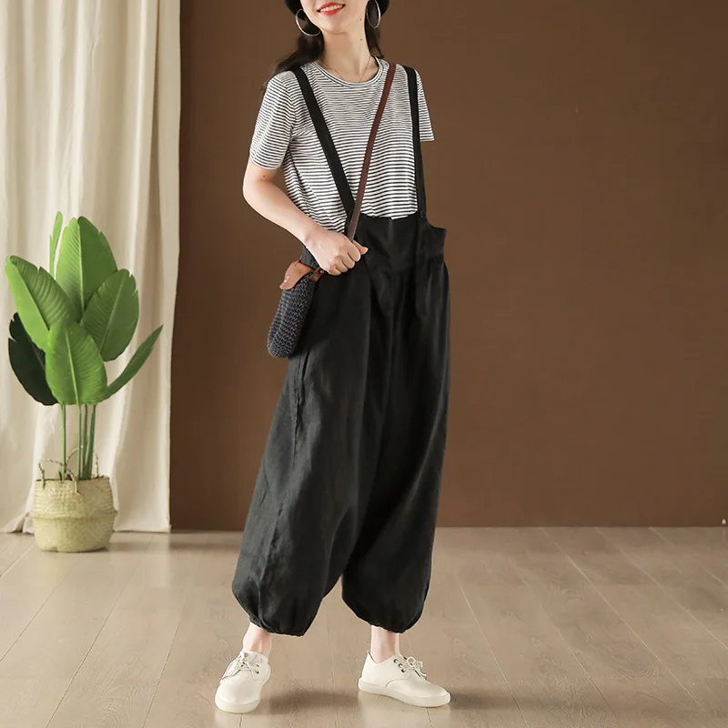 Летний комбинезон женские модные милые свободные комбинезоны новые