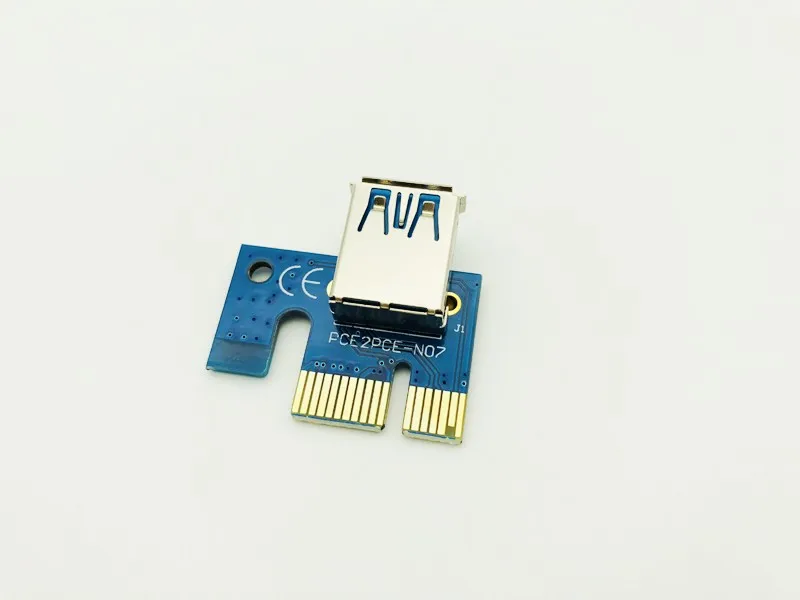 Райзер расширитель PCI E синий 60 см 1x до 16x USB 3 0|Компьютерные кабели и разъемы| |