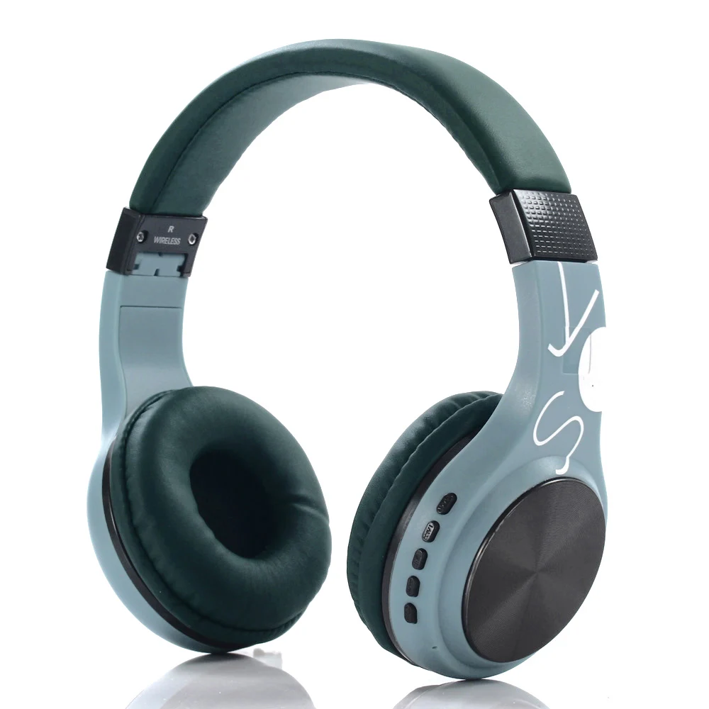 ECHILI Bluetooth наушники MP3 плеер складная гарнитура карта с 3 5 мм AUX кабель для