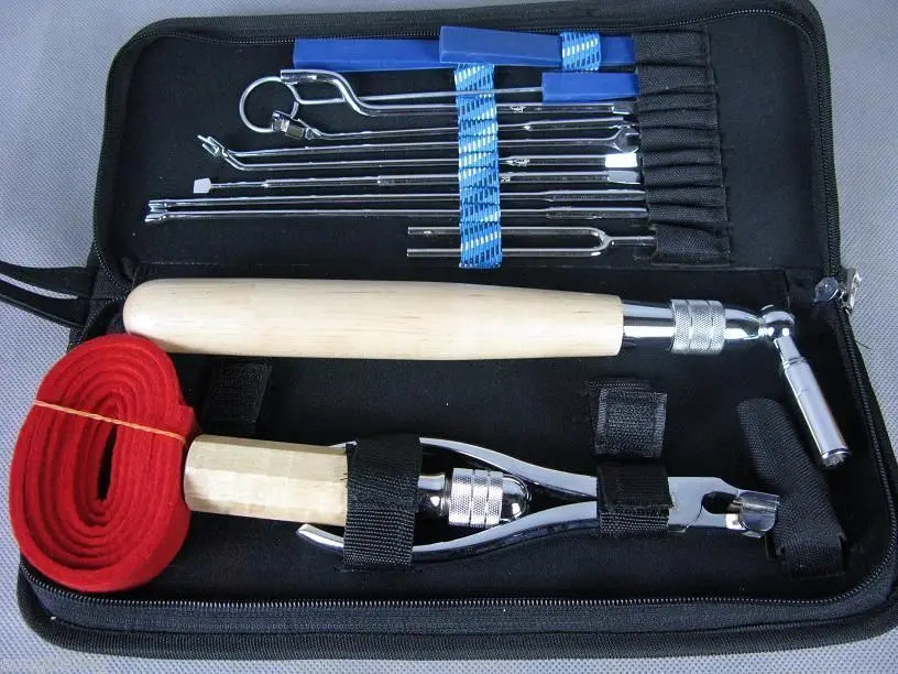 

Sets Piano Tool ---- 15pcs of tuning maintenance quality tools