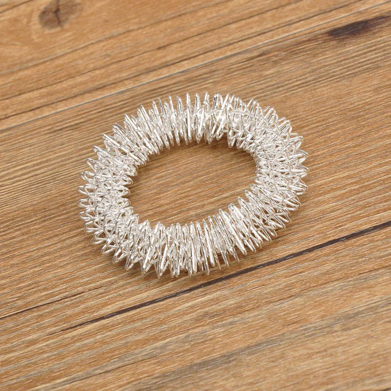 Мужской и женский браслет для акупунктуры на запястье металлическое массажное