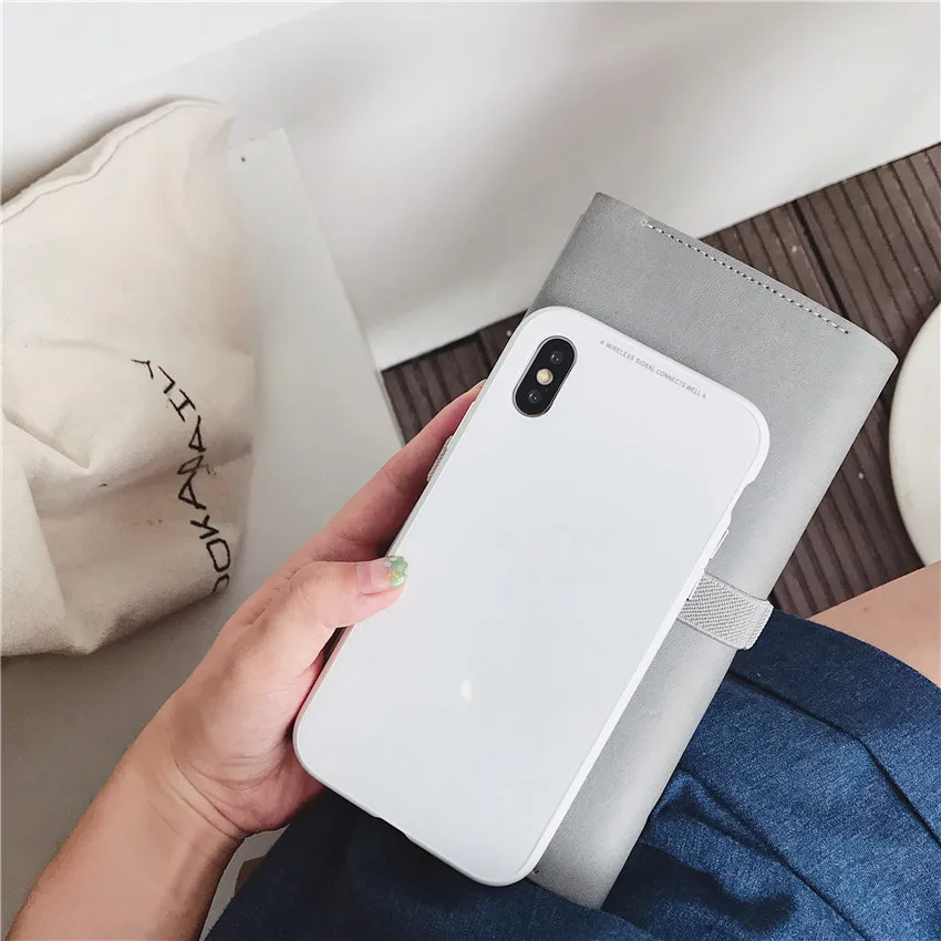 Цветной магнитный король для iPhone X 6 6s 7 8 6 plus 6s plus 7 plus 8 plus акриловый стеклянный чехол(розовый/зеленый/желтый/черный/белый