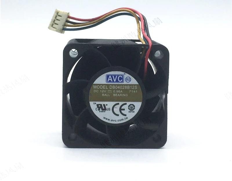 AVC DB04028B12S P141 DC 12 В 0.96A 40x40x28 мм 40 чехол серверный ЦП Вентилятор охлаждения