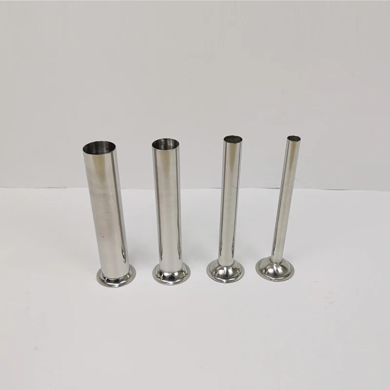 4 шт. нержавеющая сталь колбаса писака заполнения трубы воронки сопла запасных