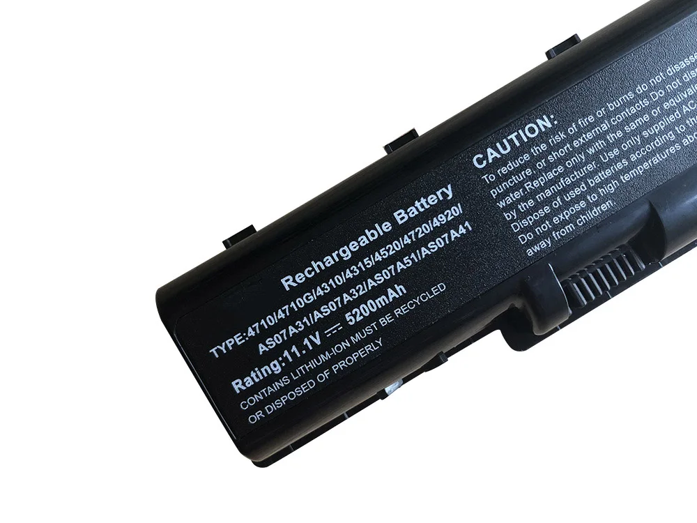 Аккумулятор Golooloo для ноутбуков Acer Aspire 4720 4730 4736 4740 4920 4930 4935 5236 5241 5334 5335 5338 5536 5735 5738 5740