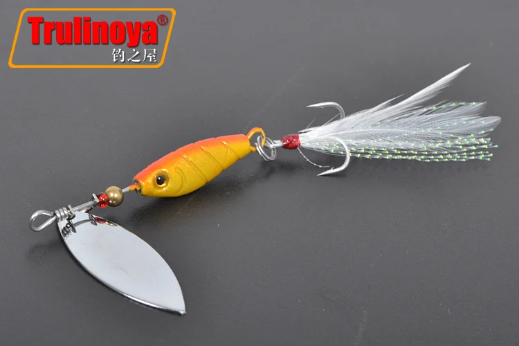 Trulinoya Высокое качество Pesca 3 шт. Спиннер приманки для рыбалки жесткая приманка