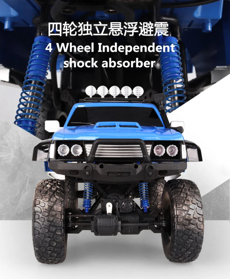 Новейший электрический пикап Модель 2,4 г 1:8 масштаб Большой 4WD 4 колеса независимая подвеска RC электрический самый быстрый RC грузовик