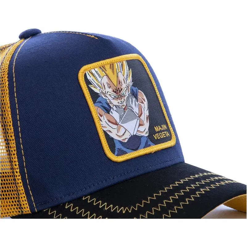 

New Brand MAJIN VEGETA Snapback Cap Cotton Baseball Cap Men Women Hip Hop Dad Hat Trucker Mesh Hat Dropshipping