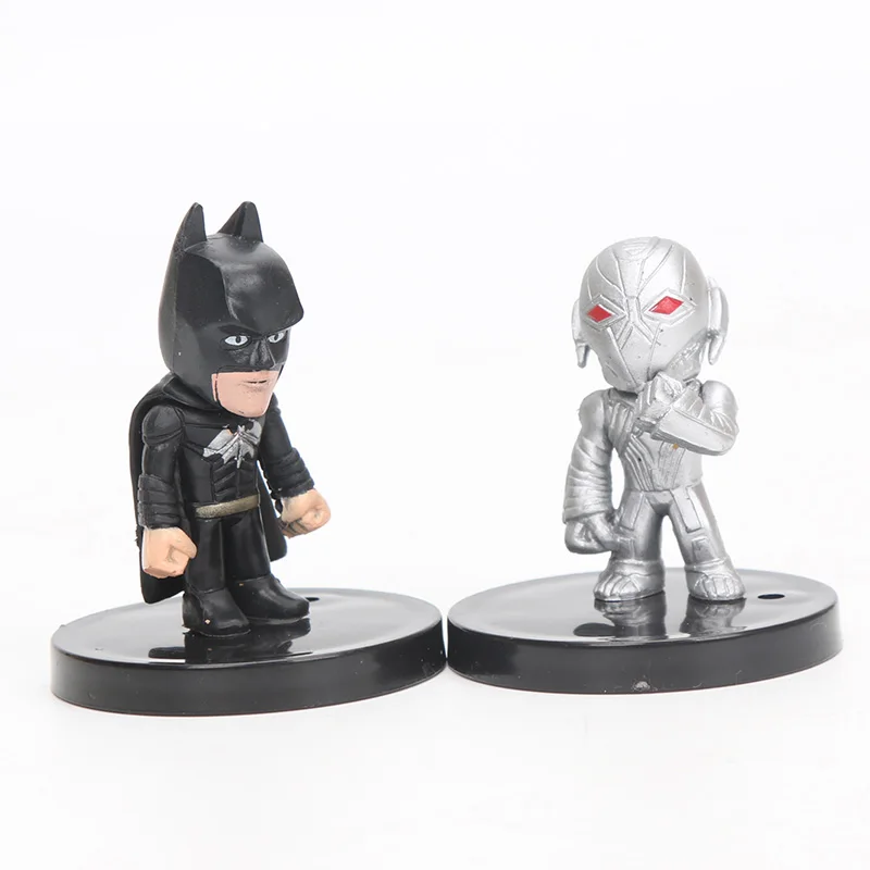 4-5 см 12 шт./компл. Marvel игрушки фигура Мстителей комплект версии Железный человек, Тора, Халка и Капитан Америка "Человек-паук" Альтрона модель игрушки куклы
