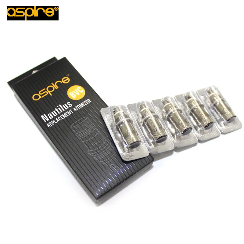 5 шт. 10 Aspire Nautilus BVC катушки 1.8ohm 1.6ohm для мини танк и 2 форсунки | Электроника