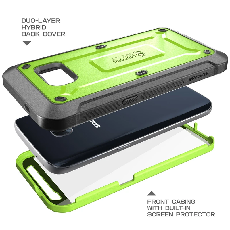 supcase for samsung galaxy s7 case ub pro series full body rugged holster protective cover case with built in screen protector free global shipping