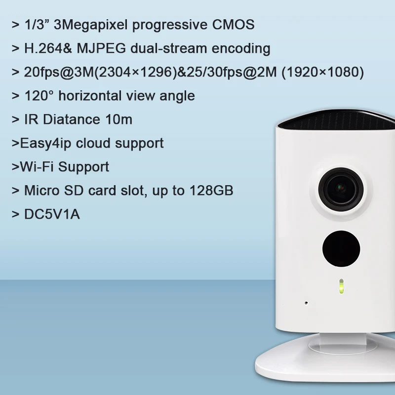 Оригинал Dahua IPC C35 сети Wi Fi герметизирующая ptfe лента для Камера с разрешением 3
