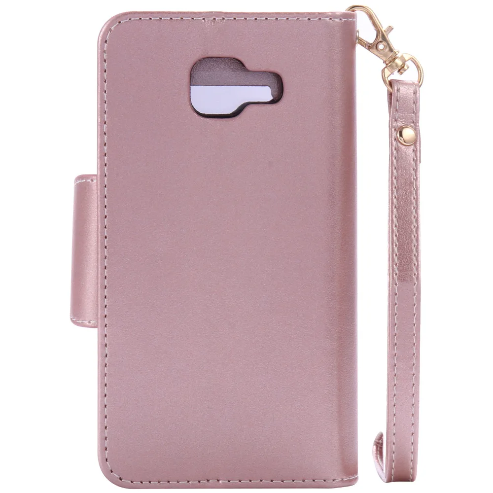 3D Embossed PU Leather Case For Galaxy A3 2016 A310 A310F Stand Wallet Coque Funda Beauty Girl Design 9Card Holder with Mirror | Мобильные