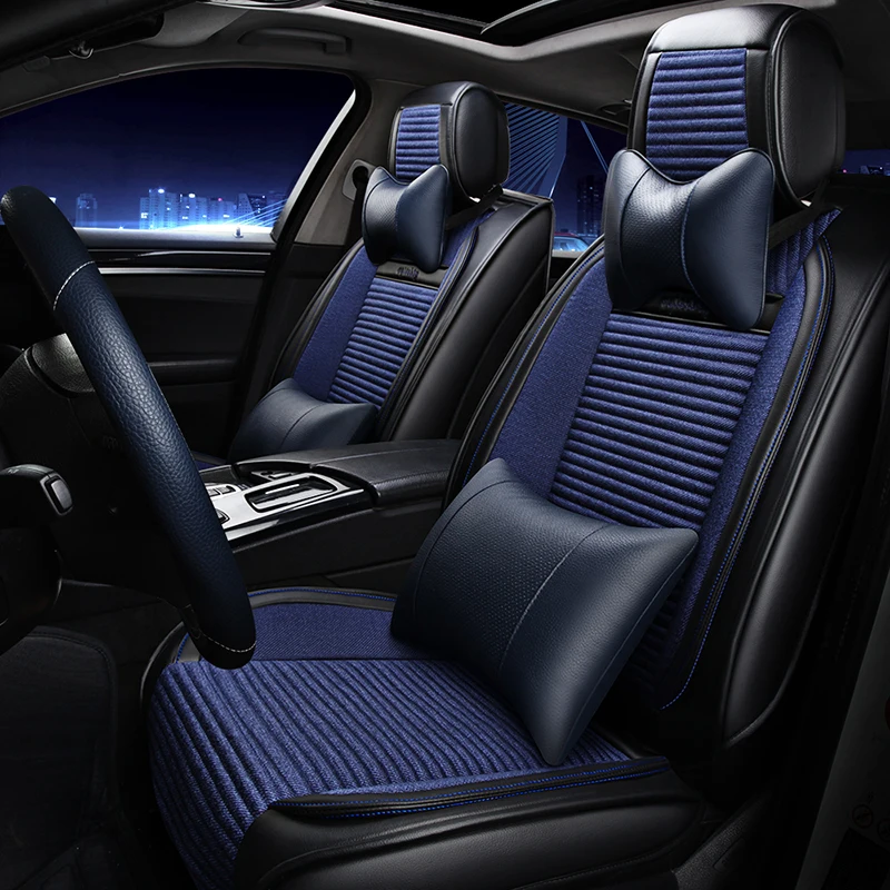 

5D car seat cover 5Seats( Front+Rear) car styling for Benz BMW Audi Ford Honda CRV SUV car accessories