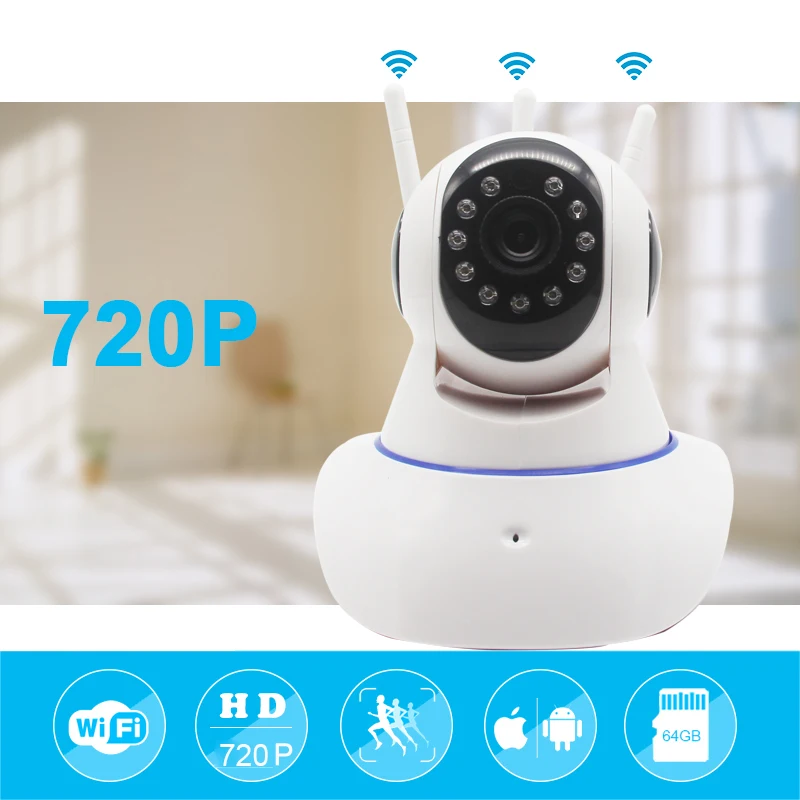 Мини Wi Fi камера видеонаблюдения IP YOOSEE 720 P Домашняя безопасность Камера P2P