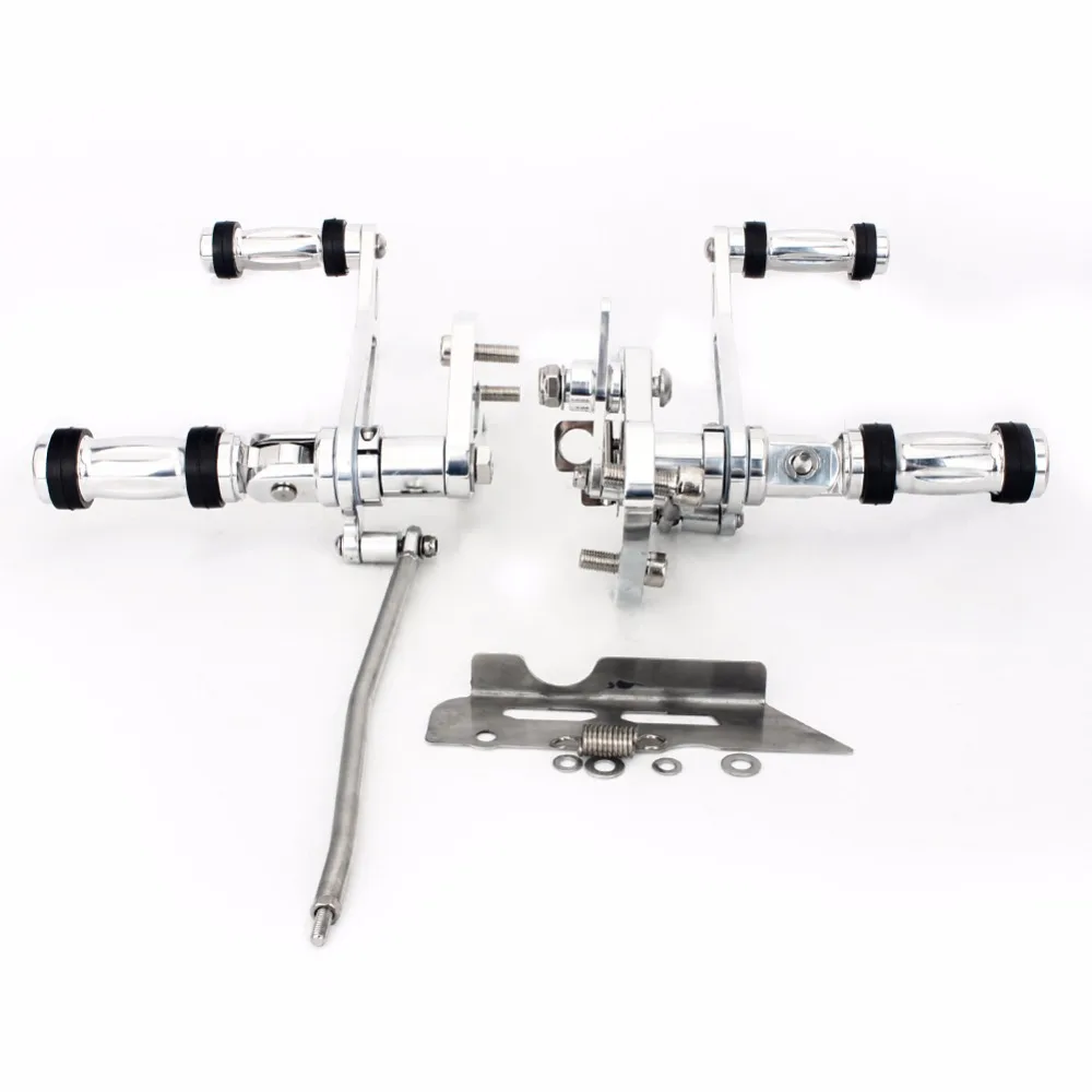 BIKINGBOY для Kawasaki VN 900 Custom Classic VN900 C 06 07 08 09 10 11 12 13 Rearsets с передним управлением задние
