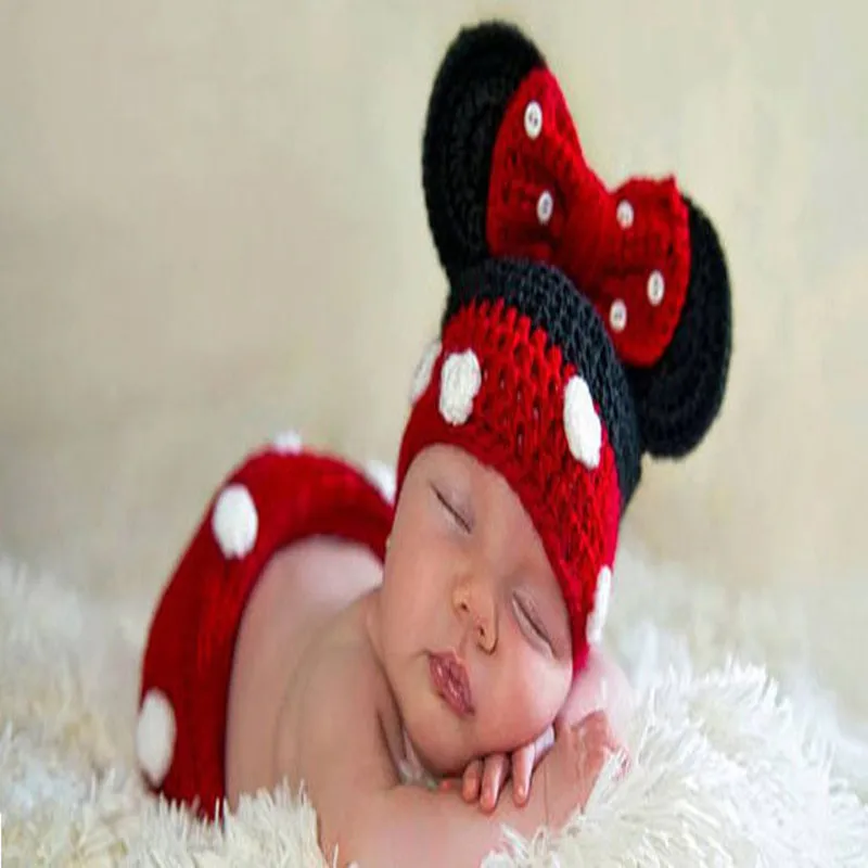 Детская одежда для девочек мышь крышка Костюмы трикотажные малышей изысканные